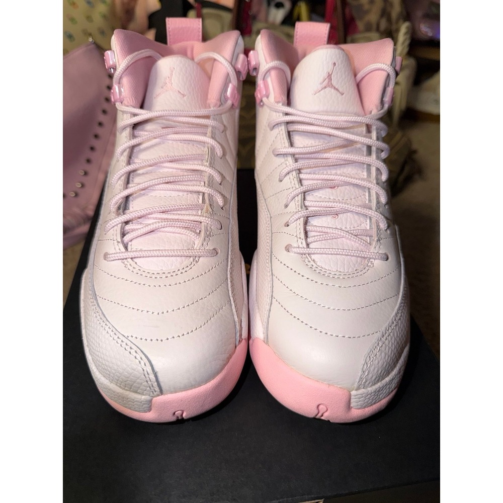 Air Jordan 12 Retro GS 510815-600 Pink – Size 7Y (Women ~8.5) – DEADSTOCK - Picture 6 of 9